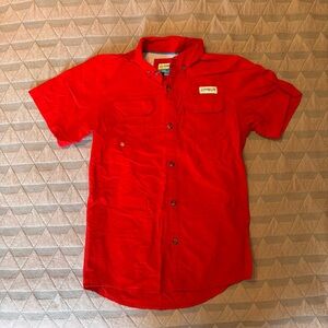 Magellan Outdoors Kids Red Button Down Shirt